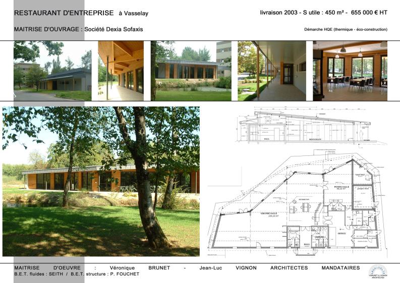 Construction d'un restaurant d'entreprise, Vasselay (18)