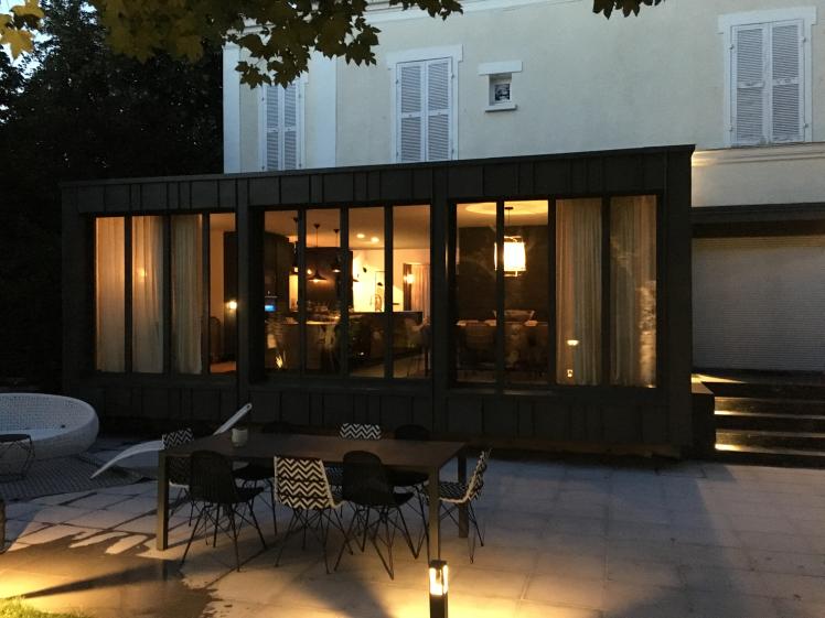 Extension de pavillon - côté jardin