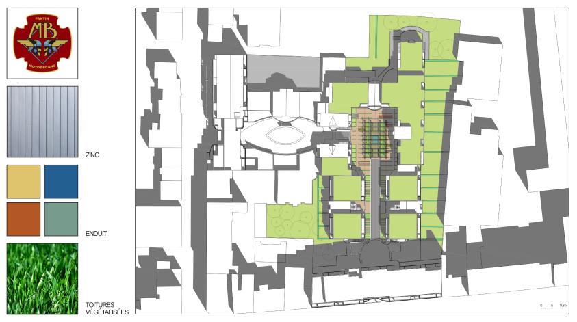 Complexe Motobécane - Pantin - Plan