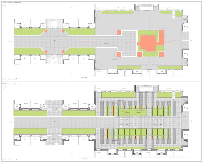 Complexe Motobécane - Pantin - Place (existant et projet)