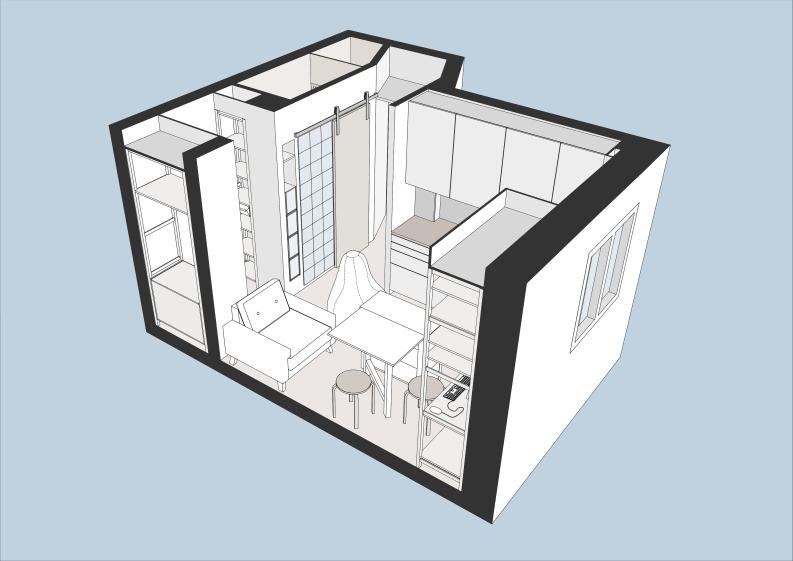 Maison CEV - Vue en perspective