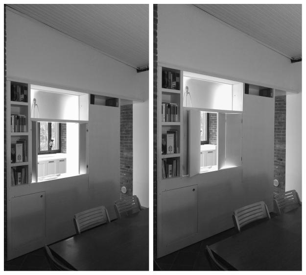 Maison SG - Salle de sèjour - Le passe-plat