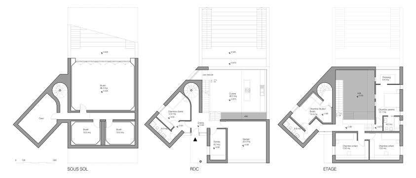 Maison ADF - Esquisse - Version 1 / Plans