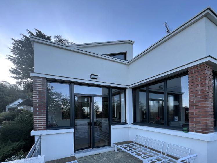 Extension Maison CLA - Vue de la terrasse