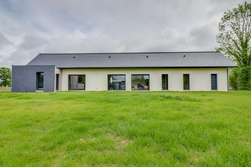 Construction d'une maison individuelle en secteur classé béarnais à LASSEUBE