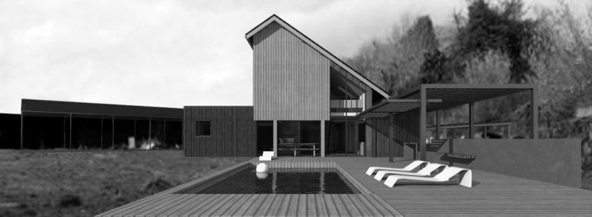 Maison de ville - bois et zinc