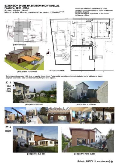 Extension d'une maison individuelle