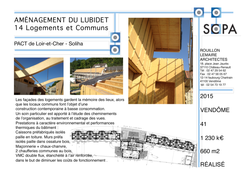 14 logements et locaux communs