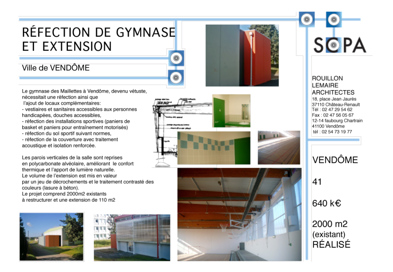 GYMNASE RÉNOVATION EXTENSION