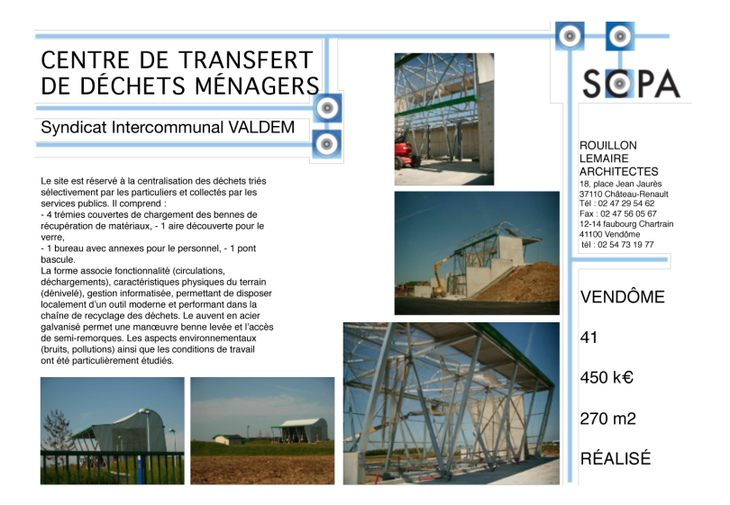 CENTRE DE TRANSFERT DÉCHETTERIE