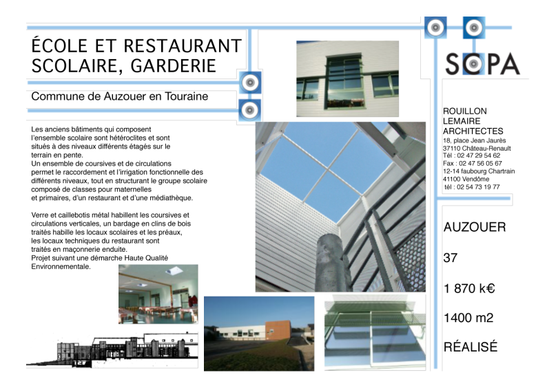ECOLE ET RESTAURANT SCOLAIRE