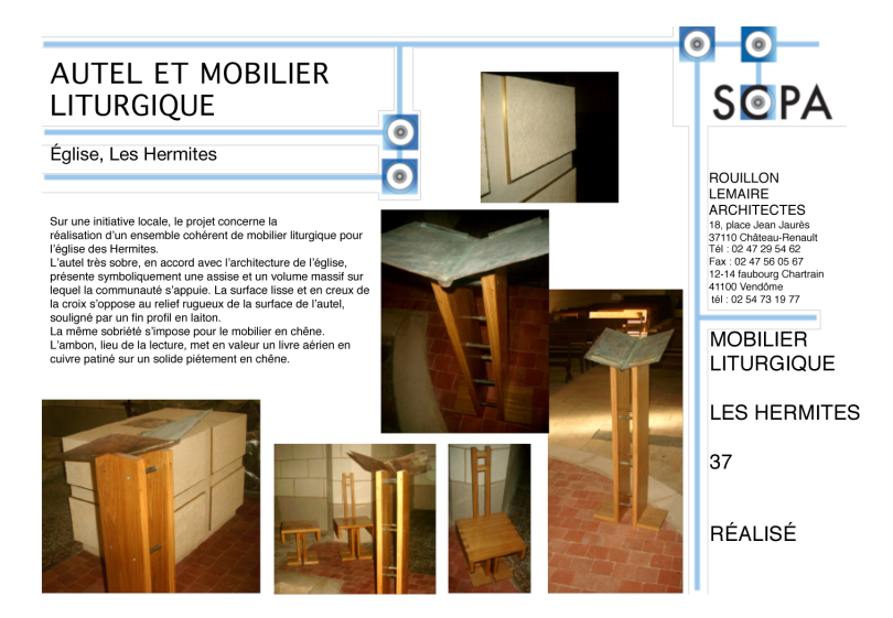 MOBILIER LITURGIQUE