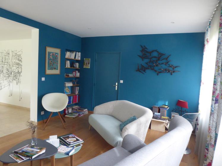 Nouveau salon, refait du sol au plafond