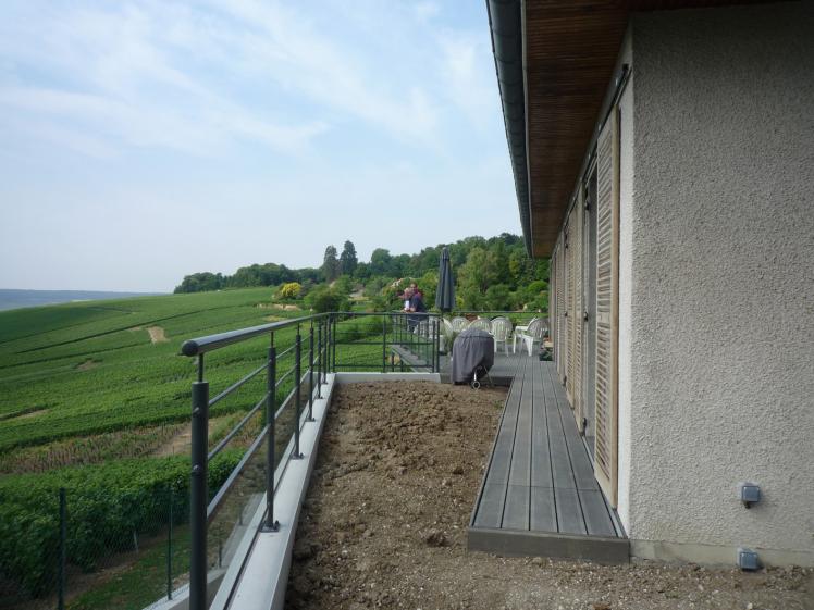 balcon sur les vignes