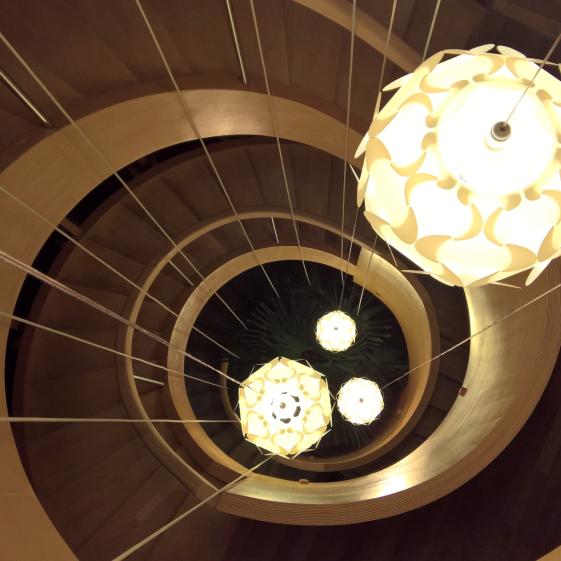 Escalier,Vue de l'intérieur