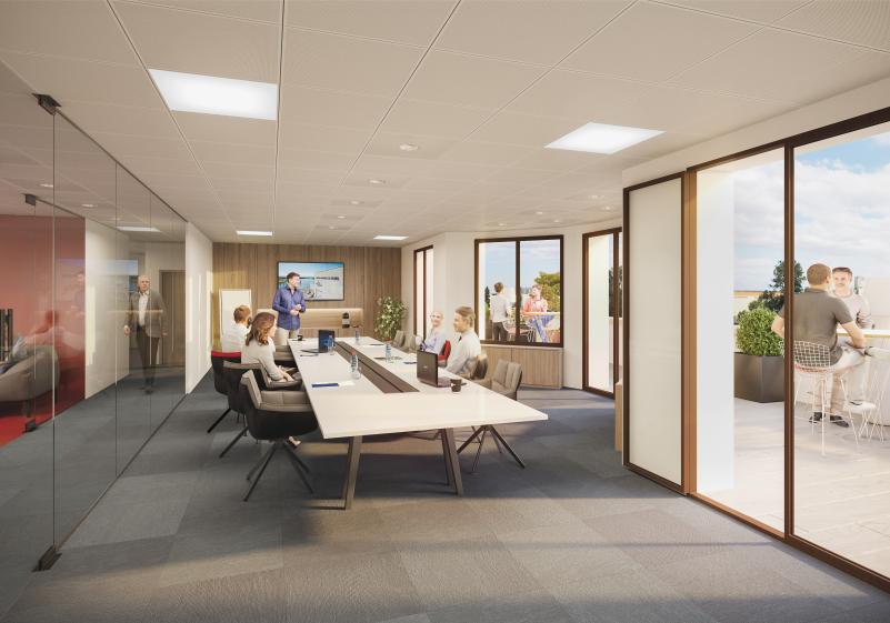 Rénovation de bureaux à Lyon, aménagement d'un salle de réunion