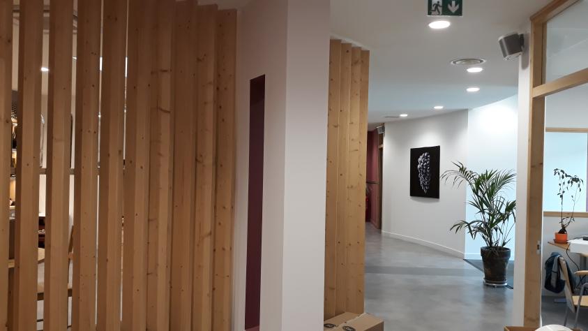 Claustra du showroom