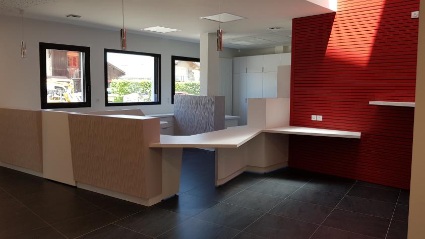 Création du mobilier d'accueil