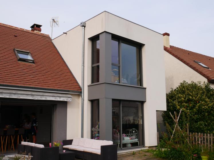 Extension, vue façade Sud
