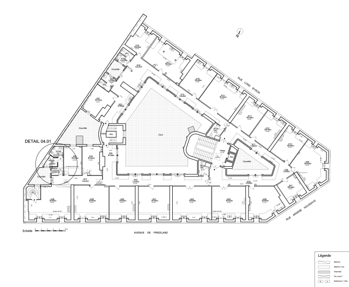 Restructuration de bureaux. 
