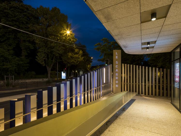Vue de nuit © Vincent Muracciole/Deltalight