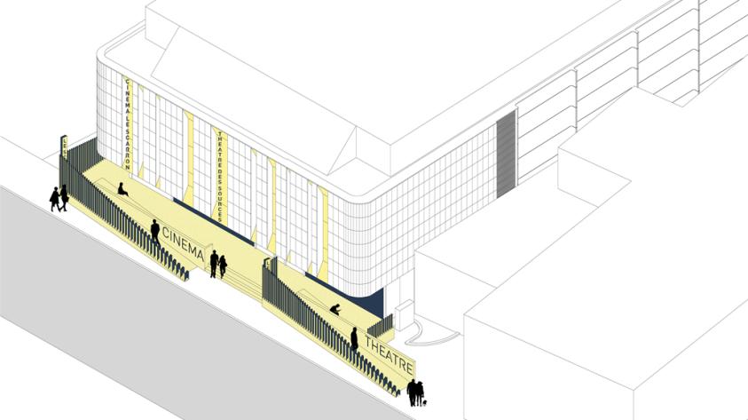 Axonométrie du projet