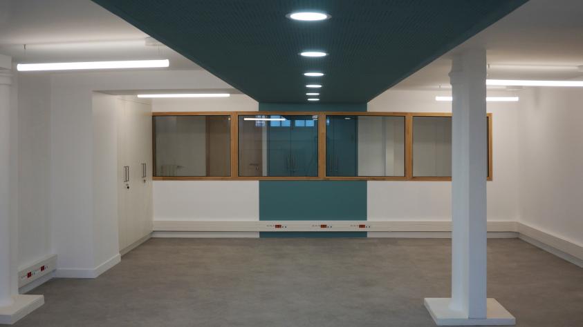 Vue dans une salle de travail