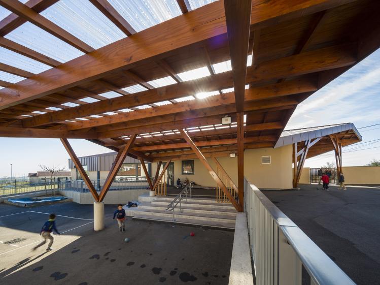 Construction en bois massif 