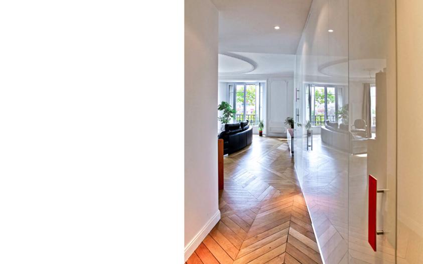 Rénovation complète d'un appartement à Paris (12ème) - Entrée
