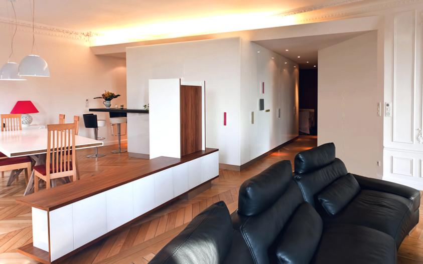 Rénovation complète d'un appartement à Paris (12ème) - Séjour