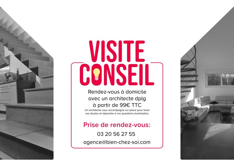 Visite conseil à domicile ou sur le lieu du projet