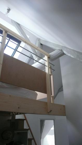 mezzanine d'une des 2 chambres d'enfant créées