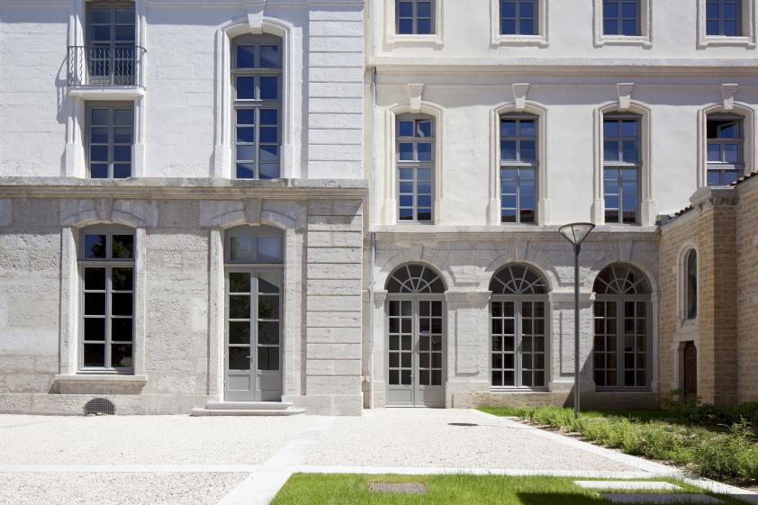 Ré-Architecture d'un bâtiment de Soufflot du XVIIIème siècle à Lyon 5ème - façad