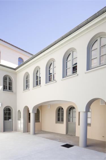 Ré-Architecture d'un bâtiment de Soufflot du XVIIIème siècle à Lyon 5ème - façad