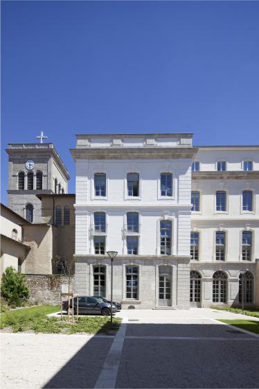 Ré-Architecture d'un bâtiment de Soufflot du XVIIIème siècle à Lyon 5ème - façad