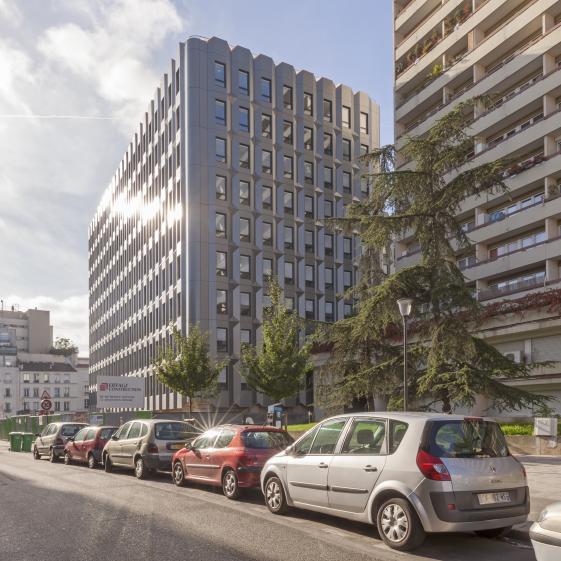 Spectaculaire ré-architecture de bureaux à Paris 13ème - Nouvelle façade