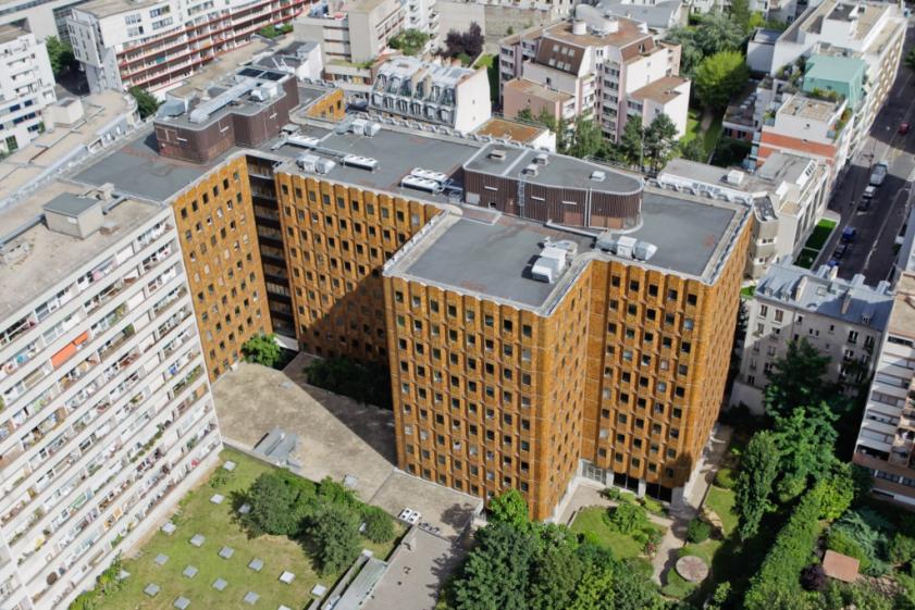 Spectaculaire ré-architecture de bureaux à Paris 13ème - façades initiales