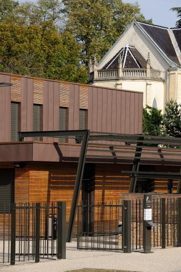 « Le Méridien », un ensemble municipal plurifonctionnel : façade arrière