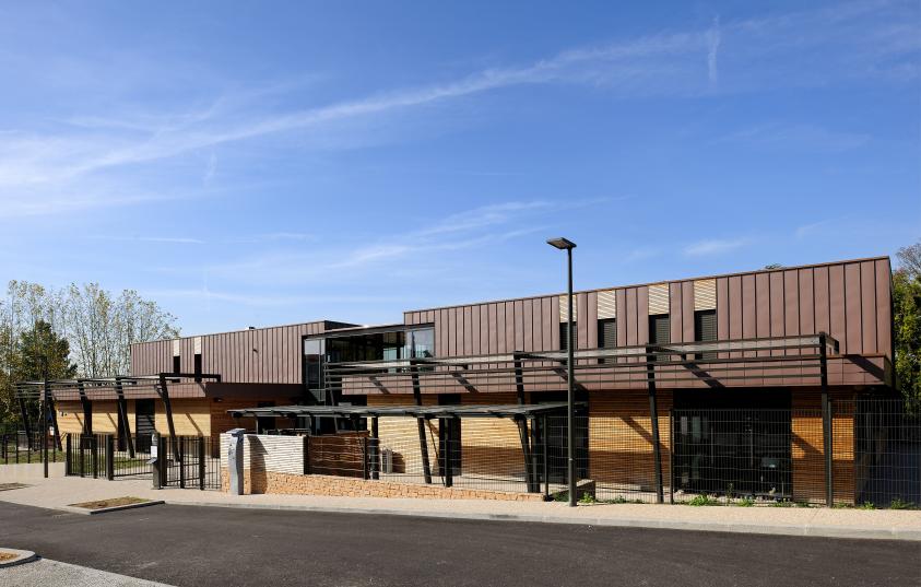 « Le Méridien », un ensemble municipal plurifonctionnel : façade arrière