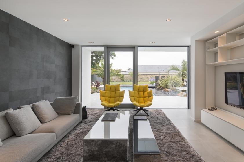 intérieur maison d'architecte