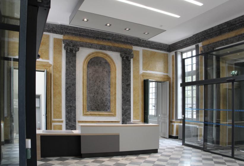 Hall d'accueil.