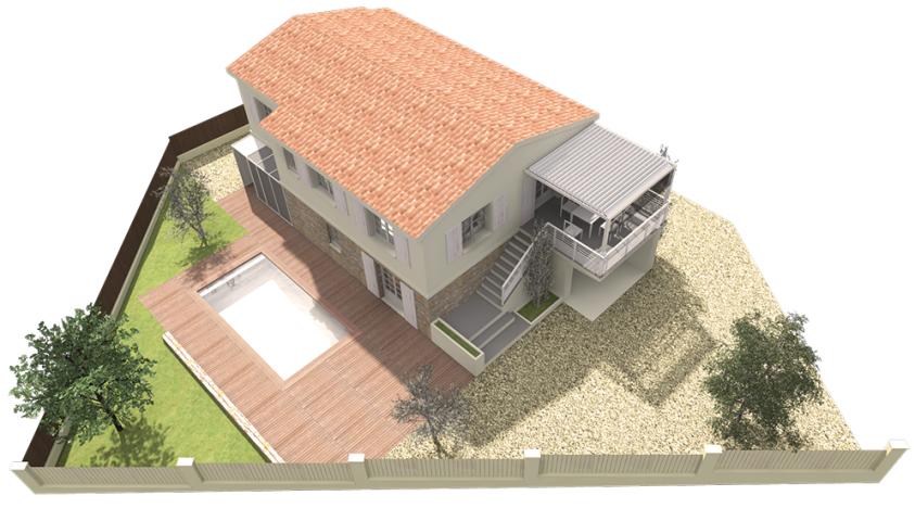 Villa V / Vue projet 02