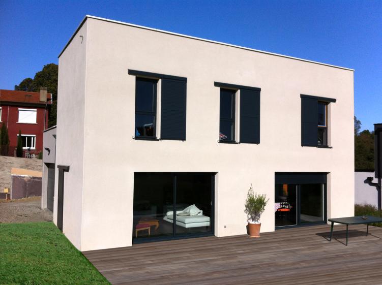 MOOVIS Architecte - Villa V1 - Côté jardin