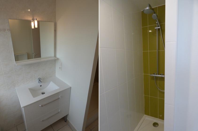 salle de bain renovée