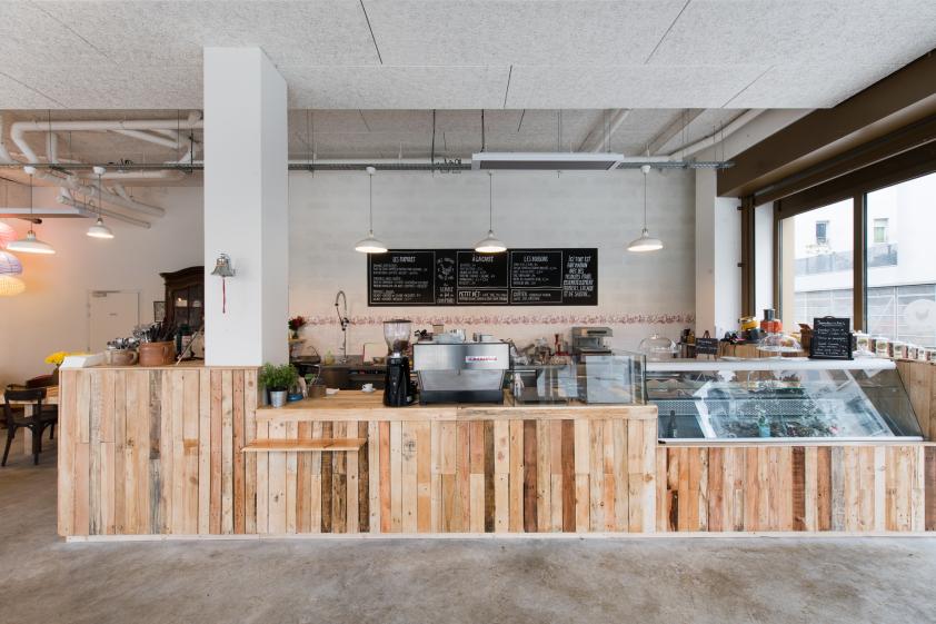 Comptoir - cuisine ouverte