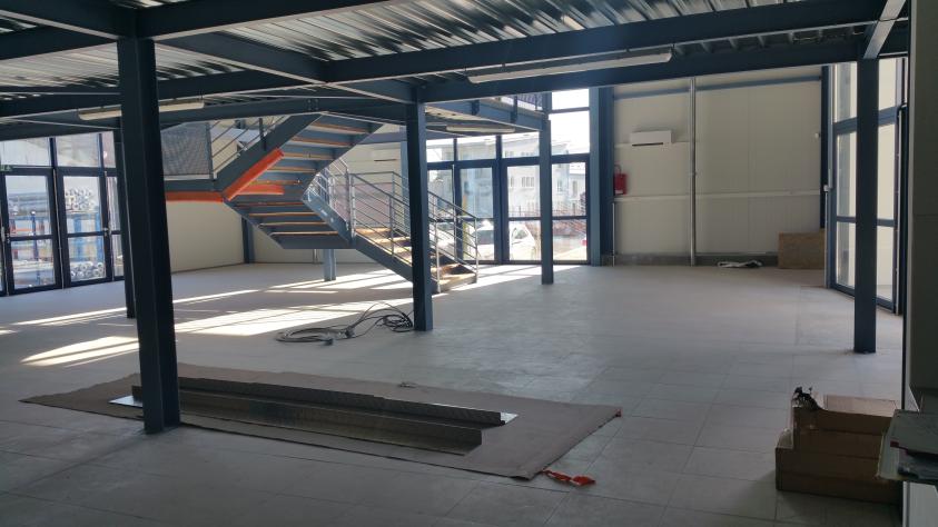 Volumétrie intérieure en cours de chantier