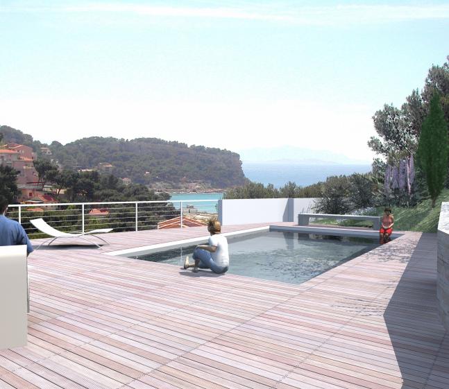 Vue panoramique depuis la terrasse