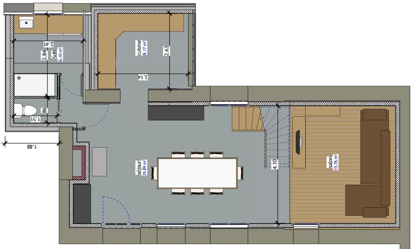 plan rez-de-chaussée