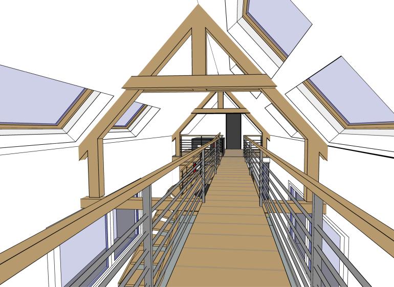 perspective sur passerelle