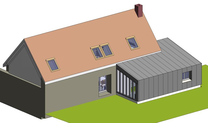 axonométrie enveloppe extérieure